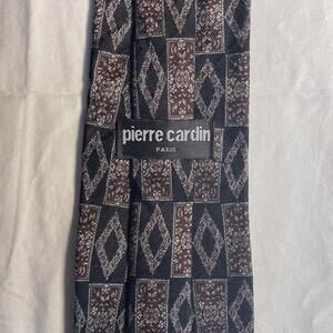 Vintage 70s Pierre Cardin Made in USA 100% Italian Silk Tie